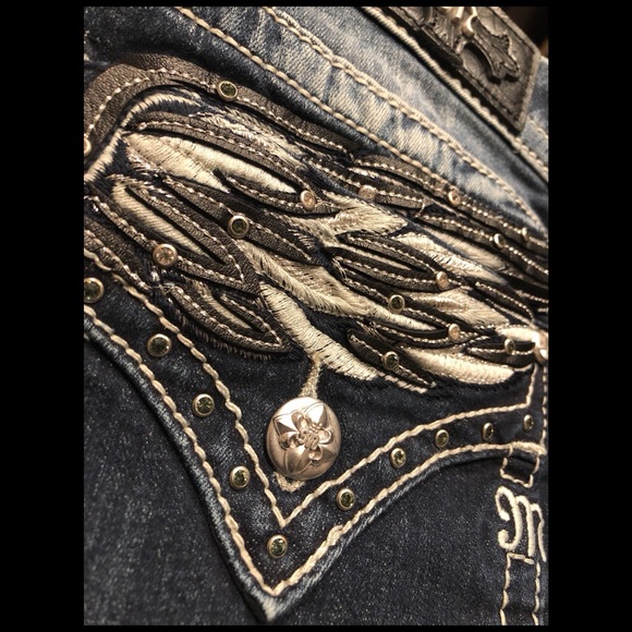 ‼️SOLD‼️ NWT Womens Miss Me Mid-Rise Easy Boot Jeans - Picture 13 of 14